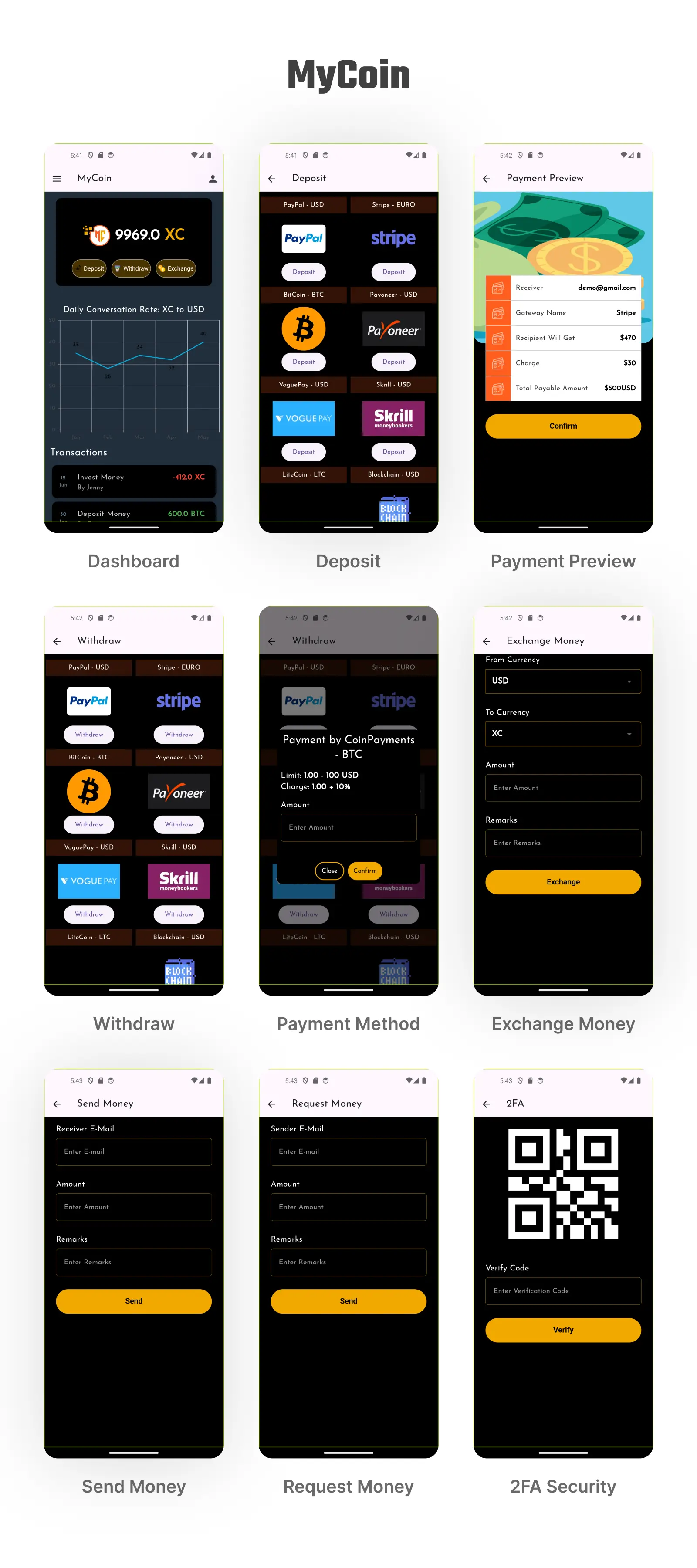 FinKit - FinTech Flutter App UI Bundle