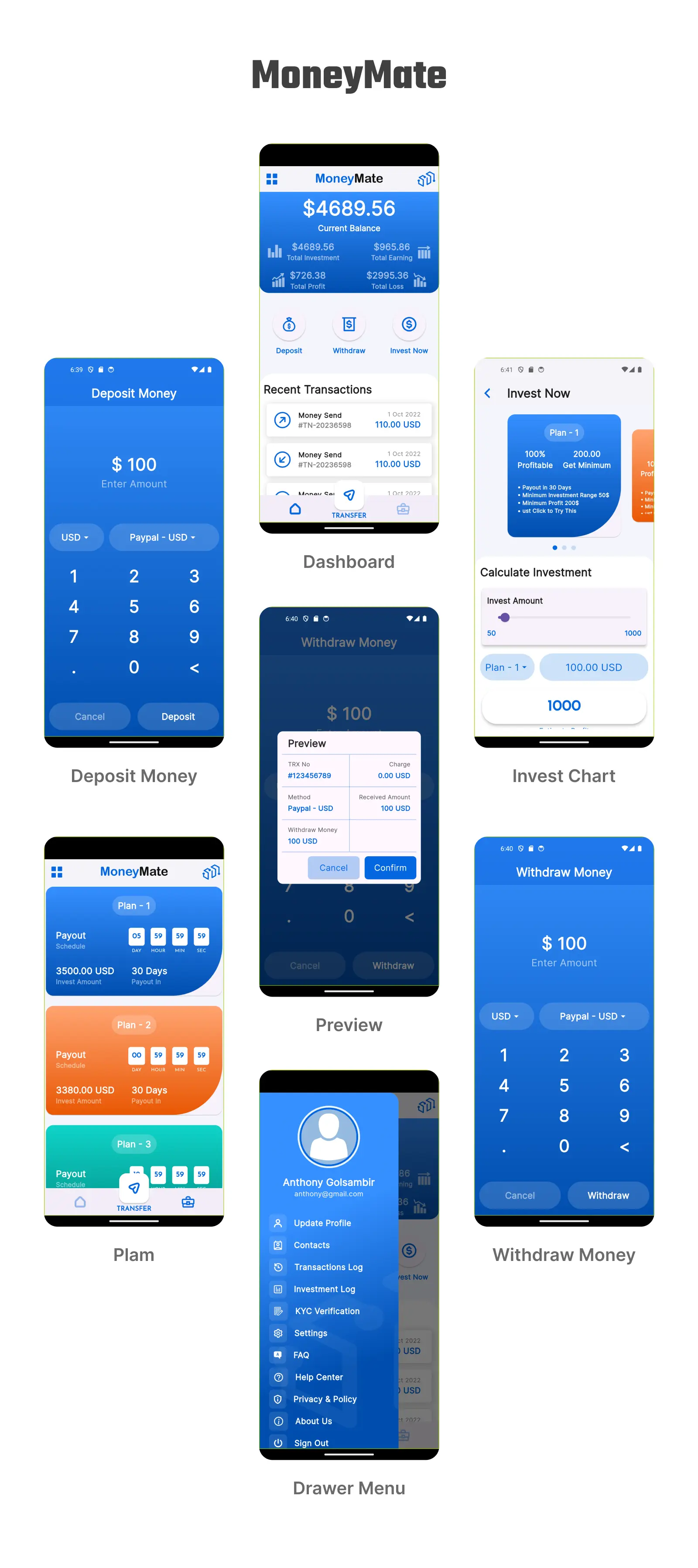 FinKit - FinTech Flutter App UI Bundle