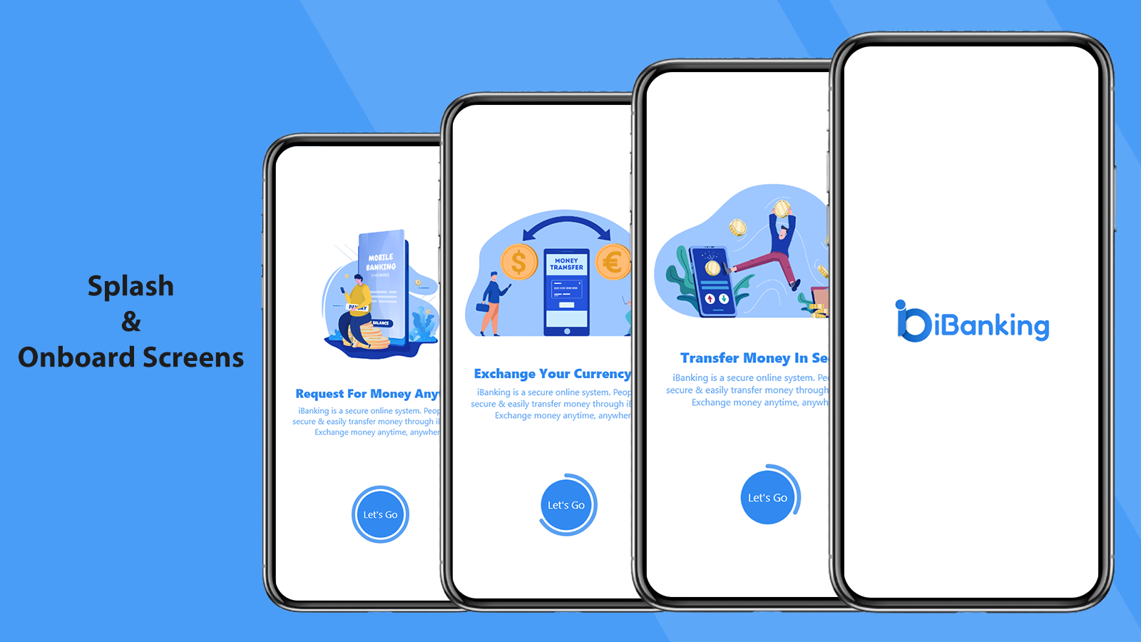 iBanking - Online Mobile Banking Platform Flutter App
