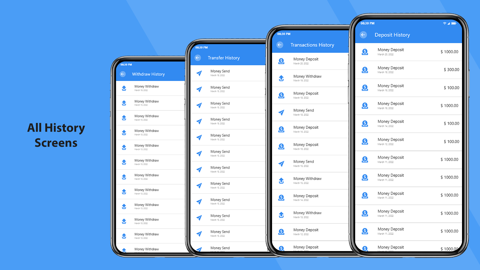iBanking - Online Mobile Banking Platform Flutter App