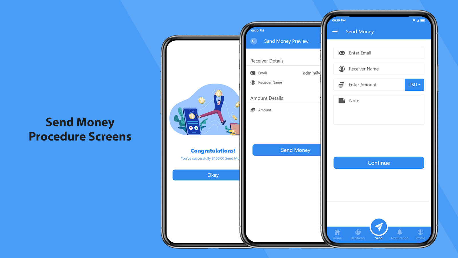 iBanking - Online Mobile Banking Platform Flutter App