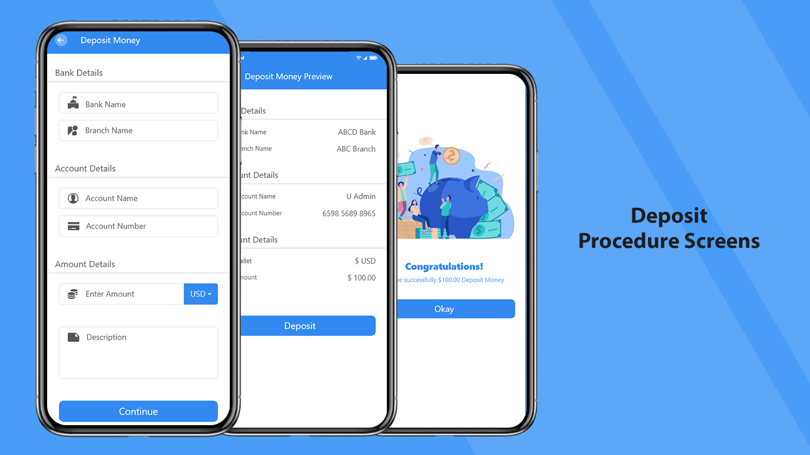 iBanking - Online Mobile Banking Platform Flutter App