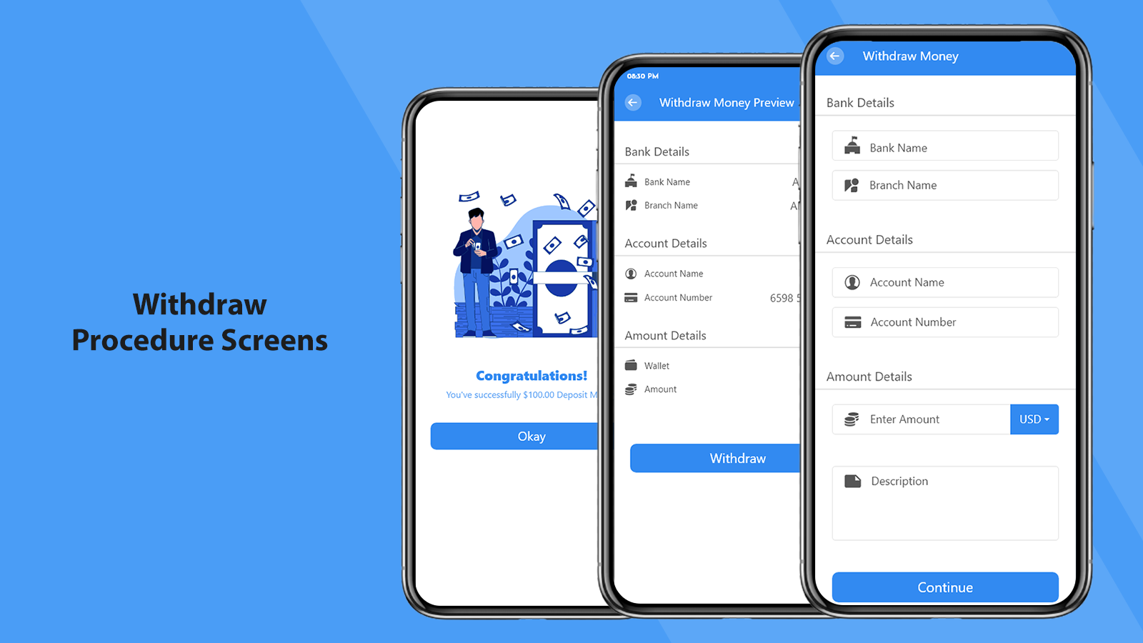 iBanking - Online Mobile Banking Platform Flutter App