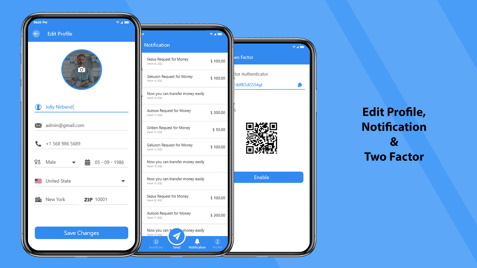 iBanking - Online Mobile Banking Platform Flutter App
